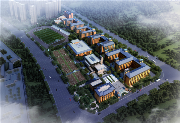 校园全景图 校园全景图