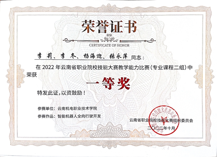 3.教学能力大赛证书李莉