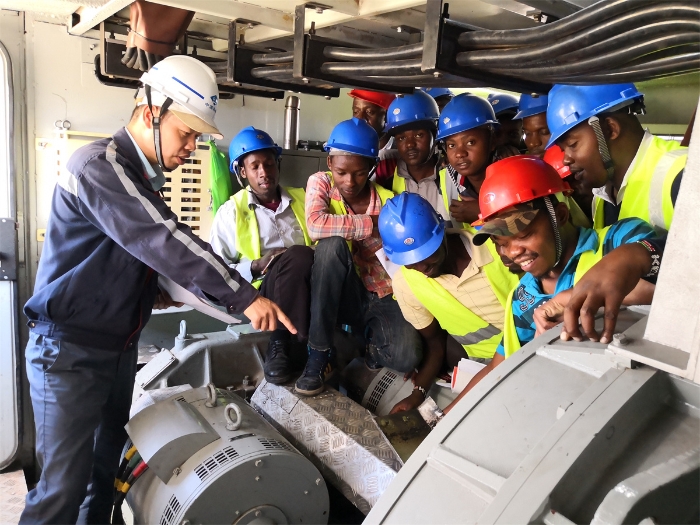 肯尼亚蒙内铁路培训教学