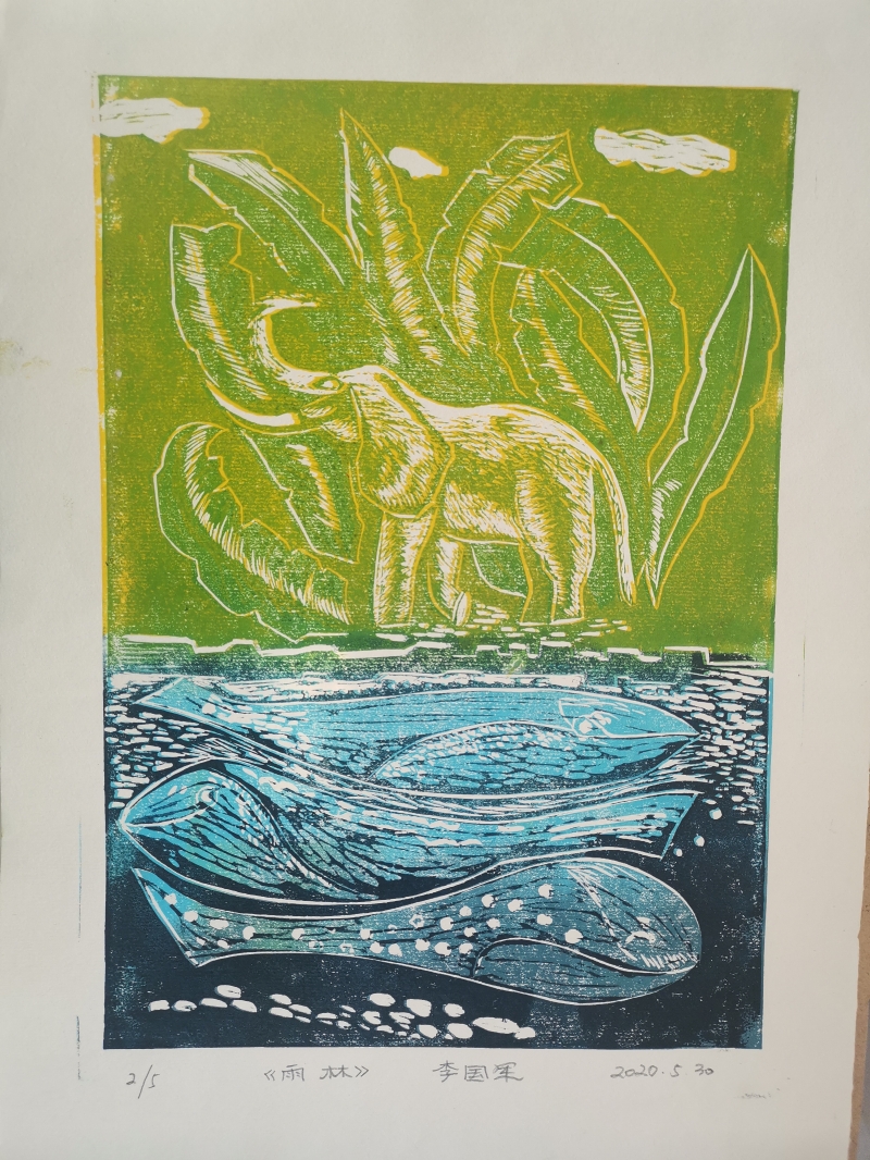 《雨林》李国军