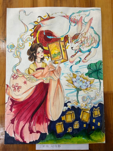 昆五中八年级2班刘佳静