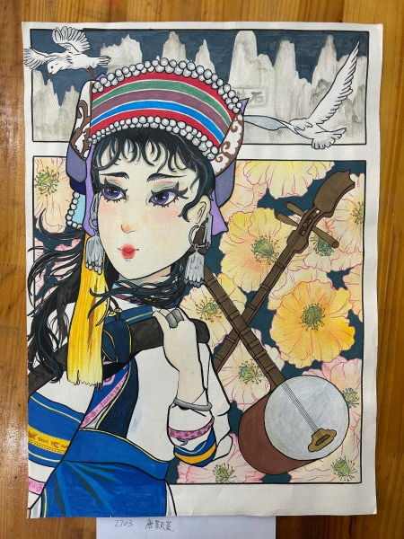 昆五中八年级3班唐颢菱