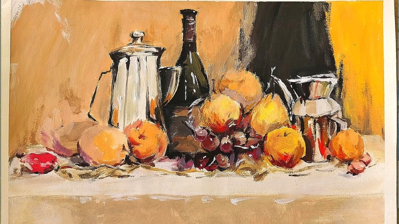 西山区教科院附中绘画作品6