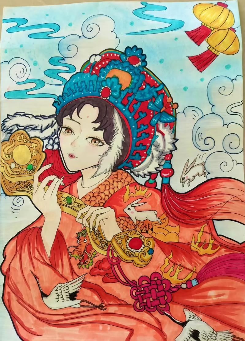 杨进如《云间戏梦》