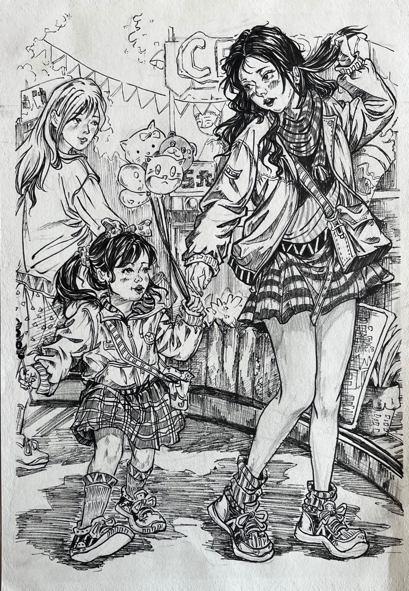 昆九中  严苗尹   《游乐场》