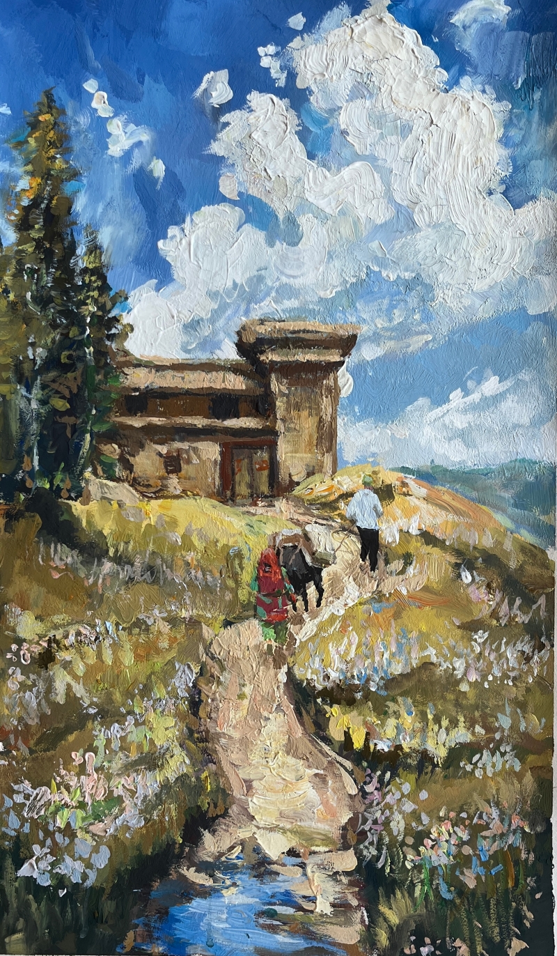 昆九中  叶又诚  《云上人家》